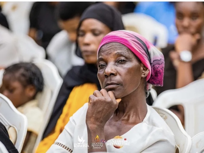 elderly listening to the Word
